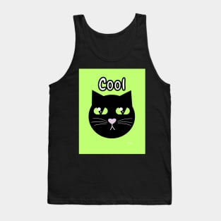 cool cat-black cat Tank Top